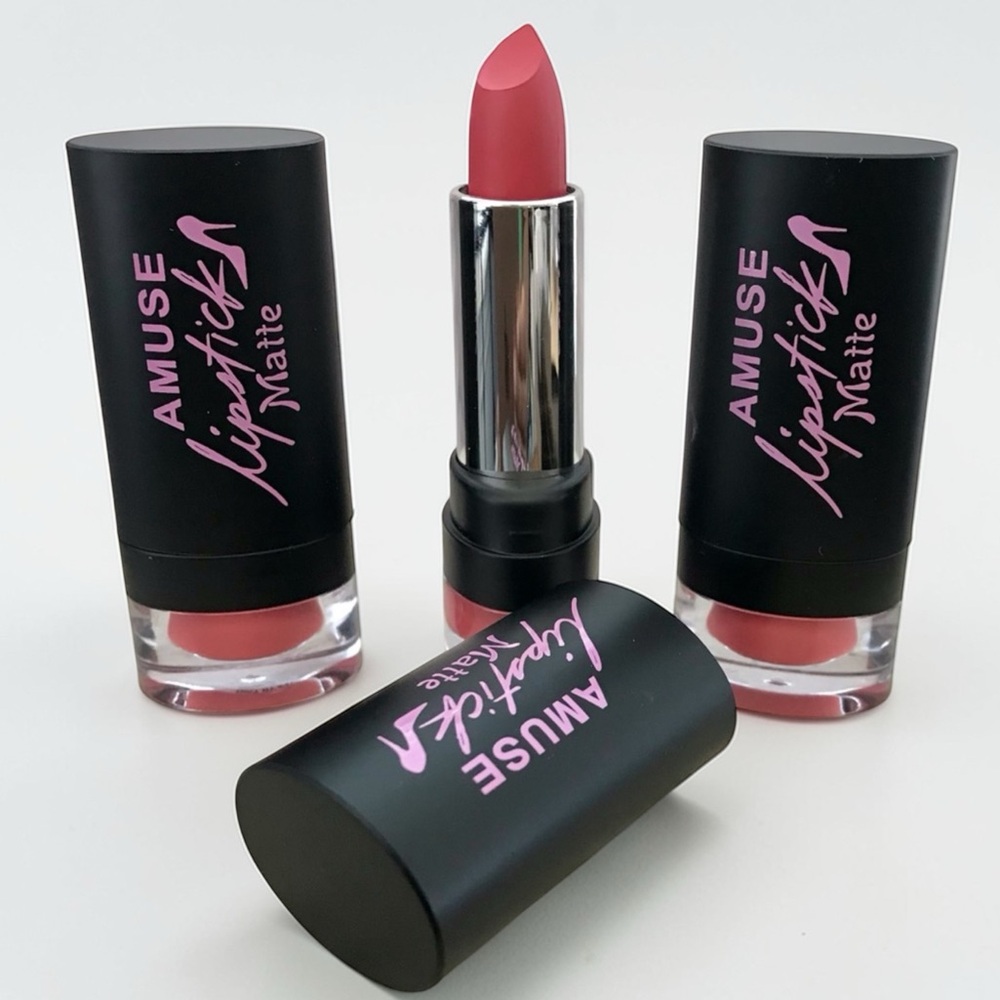 🆕3pcs Amuse Matte Lipstick